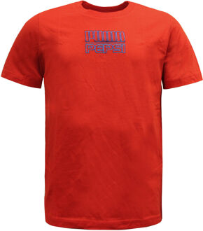 PUMA Pepsi X Heren Unisex Tee Top Rood T-Shirt 579265 01 A77C