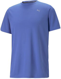 PUMA Performance Korte Mouw Trainingsshirt Puma , Blue , Heren - XL