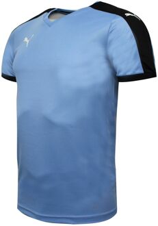 PUMA Pitch Shirt Korte Mouw Training Gym T-Shirt Blauw - Heren - XS