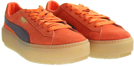 PUMA Platform Blok Oranje Damestrainers - EU 37 / UK 4