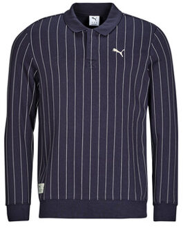 PUMA Polo Shirt Lange Mouw Puma PUMA CLASS POLO FL" Marine - M, S
