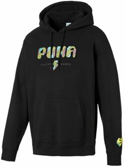PUMA Pop Style Pullover Lange Mouw Zwart Heren Hoodie 596849 01