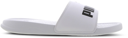 PUMA Popcat Slippers en Sandalen Heren - Wit - Maat 44.5 - Textil White