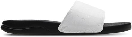 PUMA Popcat20 Embedded Logo Slippers en Sandalen Heren - Zwart - Maat 39 - Plastic Black