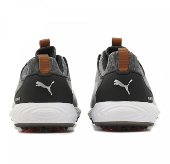 PUMA Power Adapt 2.0 Golf Lace-Up Zwart Glad Leer Heren Trainers 190581 02 - maat EU 41 / UK 7.5