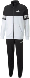 PUMA power block trainingspak grijs heren heren zwart - S