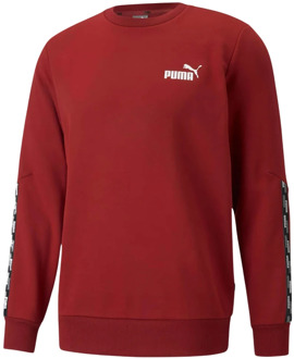 PUMA power tape crew sweater rood heren