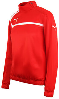 PUMA PowerCat 1.12 1/2 Zip Up Lange Mouw Rood Dames Trainingsjas 653045 01