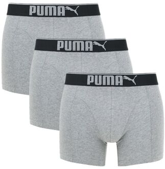 PUMA premium sueded cotton boxer 3P grijs - S