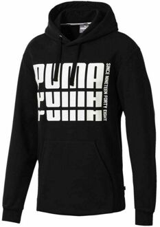 PUMA PUMA, Heren Sweatshirt 'Rebel Bold', zwart / wit - M, L