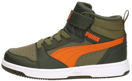 PUMA Puma Rebound V6 Mid Wtr Jr Groen - 35