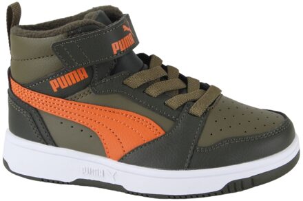 PUMA Puma Rebound V6 Mid Wtr Jr Groen - 35