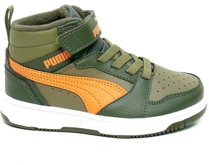 PUMA Puma Rebound V6 Mid Wtr Jr Groen - 35