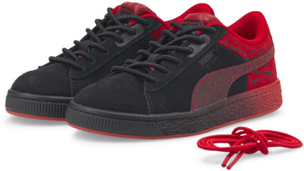 PUMA PUMA x BATMAN Suede Classic Sportschoenen voor kinderen - maat Zwart/rood