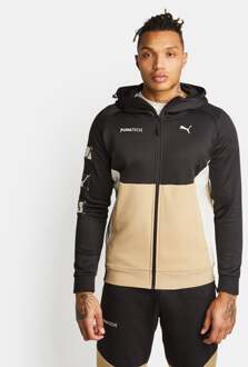 PUMA Pumatech Hoodies Heren - Zwart - Maat XS - Poly Fleece Black