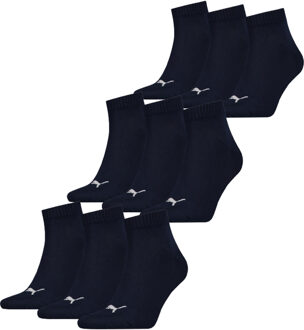 Puma Quarter Sokken Plain 9-pack Navy-43/46 - 43/46
