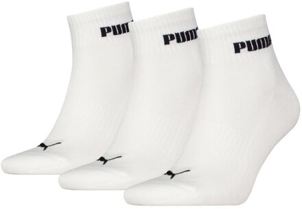 PUMA Quartersokken Cushioned New Generation 3-pack Wit-35/38 - 35/38