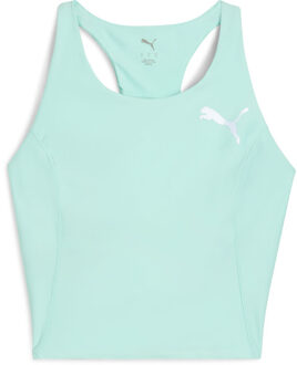 PUMA Raceday Crop Top Dames lichtgroen
