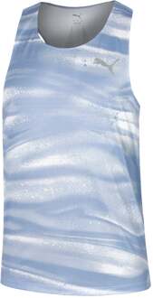 PUMA Raceday Ultraspun AOP Tanktop Heren-Blauw - S,M,L,XL,XXL