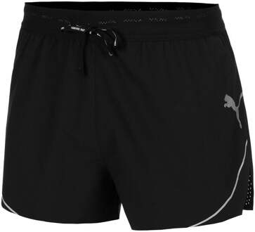PUMA Raceday Ultraweave 3in Split Hardloopshorts Heren-Zwart - XXL