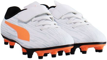 PUMA Rapido III FG/AG V Kindervoetbalschoenen Wit