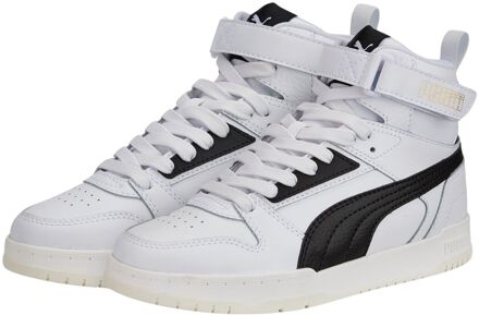 PUMA RBD Game Sneakers Junior wit - zwart - 38 1/2