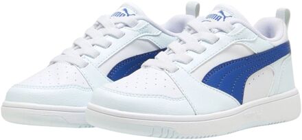 PUMA Rebound V6 Lo PS Sneakers Junior lichtblauw - wit - donkerblauw - 29