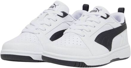PUMA Rebound V6 Lo PS Sneakers Junior wit - zwart - 30