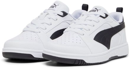 PUMA Rebound V6 Lo Sneakers Junior wit - zwart - 36