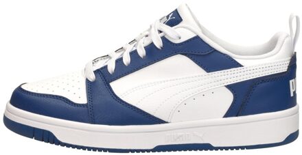 Puma Rebound V6 Low Jr Blauw - 37