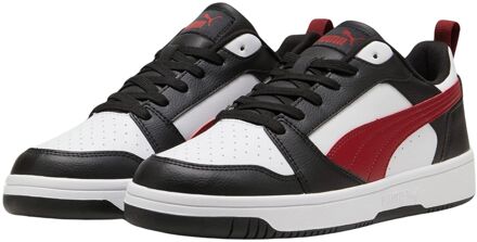 PUMA Rebound v6 Low Sneakers Senior zwart - wit - rood - 42