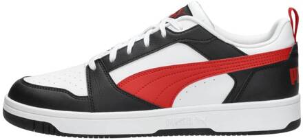 PUMA Rebound v6 Low Sneakers Senior zwart - wit - rood - 46