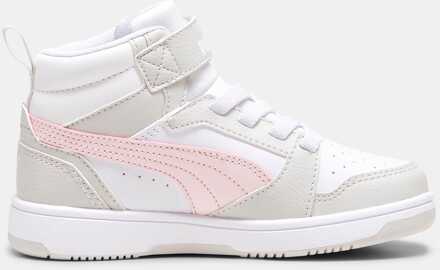 PUMA Rebound V6 Mid meisjes sneakers grijs Wit