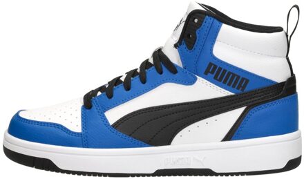 PUMA Rebound V6 Mid Sneakers Junior blauw - wit - zwart - 39