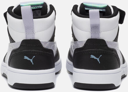 PUMA Rebound V6 Mid Space Belle Sneakers zwart - 29,31,32,30,33,34,35,28