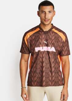 PUMA Retro Football - Heren T-shirts Brown - XS