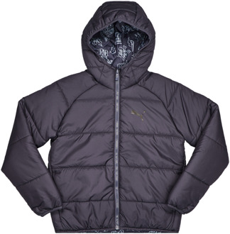PUMA Reversible Puffer Mid 90s Jassen Kinder - Grijs - Maat 164 CM Grey