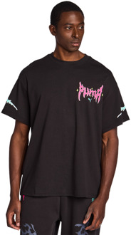 PUMA Rick & Morty T-shirts Heren - Zwart - Maat XS Black