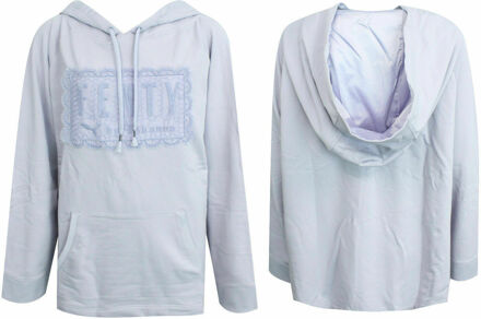 PUMA Rihanna Fenty Fleece Off Shoulder Womens Hooded Sweatshirt 57469202 UA159 Blauw - EU 39/ UK 6