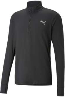 PUMA Run Favorite 1/4 Zip Hardloopshirt Heren zwart - L