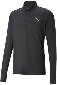 PUMA Run Favorite 1/4 Zip Trainingssweater Heren zwart - M