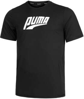PUMA Run Favorite Graphic Hardloopshirt Heren-Zwart - M