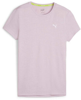 PUMA RUN Favorite Heather T-Shirt Dames roze - L