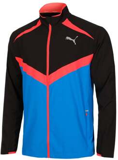 PUMA Run Ultraweave Hardloopjas Heren-Zwart,Blauw - S,M