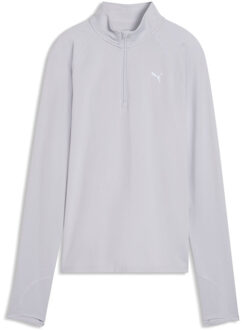 PUMA Run Velocity Cloudspun 1/4-Zip LS Shirt Dames paars - M