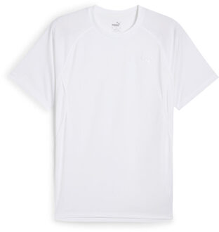 PUMA Run Velocity T-Shirt Heren wit - L