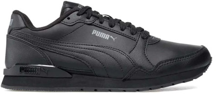 PUMA Runner V3 Zwarte Sneakers Puma , Black , Heren - 44 1/2 Eu,40 1/2 EU