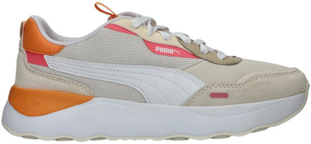 PUMA Runtamed Platform Sneakers Dames geel - wit - 38