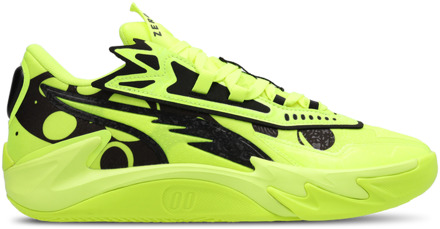 PUMA Scoot Zeros Sneakers Heren - Geel - Maat 42 - Mesh/Synthetisch Yellow