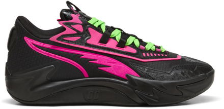 PUMA Scoot Zeros Sneakers Heren - Zwart - Maat 42.5 - Mesh/Synthetisch Black